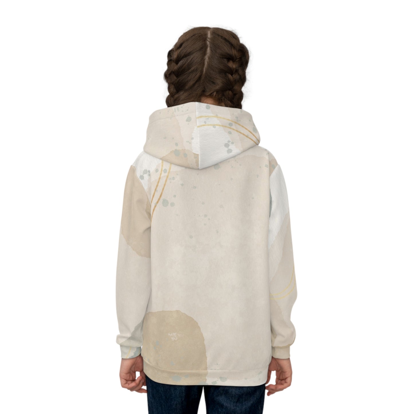 Trendy Children's Hoodie, Stylish Kids Pullover, Cozy AOP Sweatshirt, Unique Gift for Kids, Birthday Present, Fashionable Kidswear