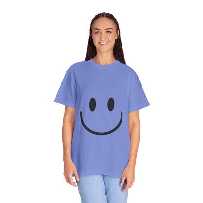 Smiley Face  T-Shirt, Fun Graphic Tee, Casual Wear, Gift for Friends, Positive Vibes Shirt, Happy Birthday Gift, Summer Essentials
