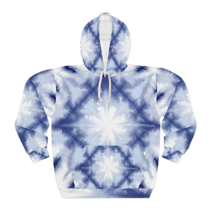 Tie-Dye  Pullover Hoodie - Cozy AOP Design, Casual Wear, Perfect Gift for All Seasons, Trendy Streetwear
