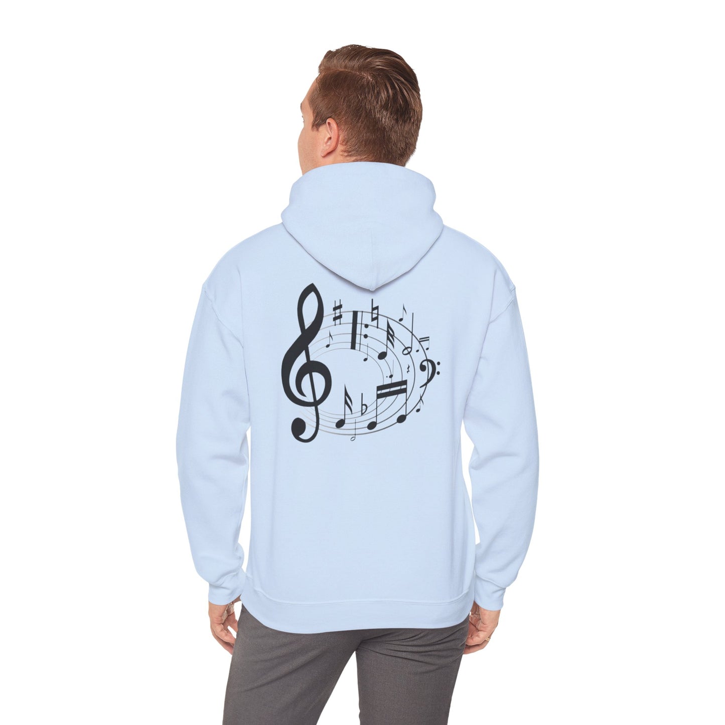 Music Lovers  Hooded Sweatshirt – 'Without Music, Life Would Be a Mistake'