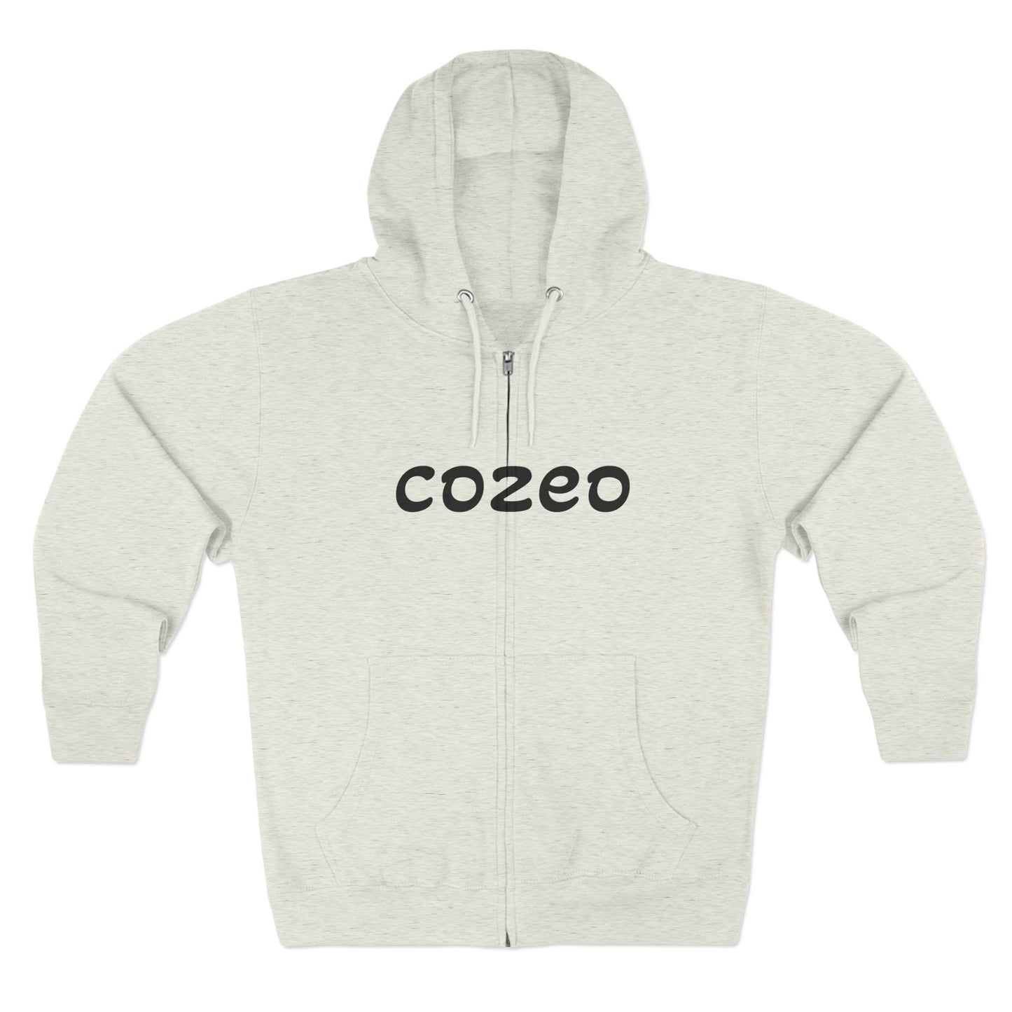 Cozeo Zip Hoodie, Comfortable Sweatshirt, Casual Fashion, Gift for Friends, Cozy Layering Piece