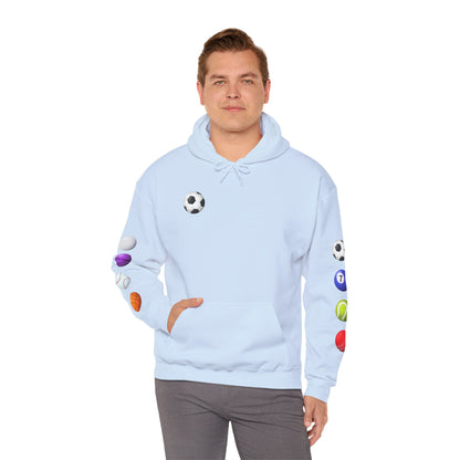 Sports-Themed Hoodie, Perfect for Athletes, Gifts for Sports Lovers, Cozy Sweatshirt for Game Days, Casual Wear