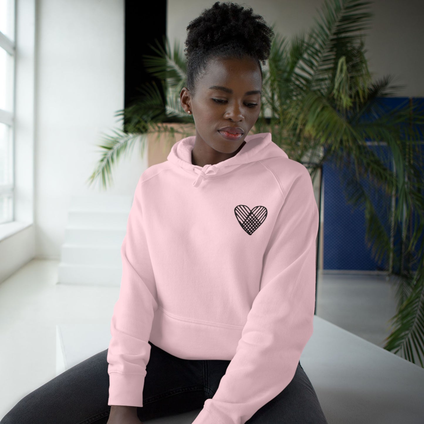 Heart Pattern  Hoodie