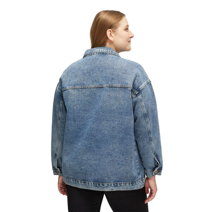 Stylish Women's Denim Jacket – Vintage Casual Outerwear, Perfect for Spring & Summer, Everyday Fashion, Gift for Her