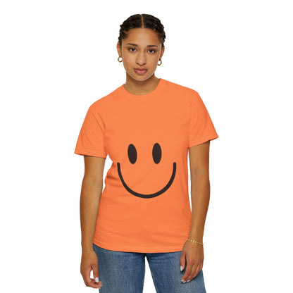 Smiley Face  T-Shirt, Fun Graphic Tee, Casual Wear, Gift for Friends, Positive Vibes Shirt, Happy Birthday Gift, Summer Essentials