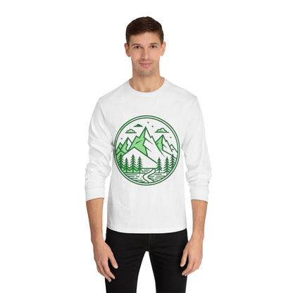 Nature-Inspired Long Sleeve T-Shirt