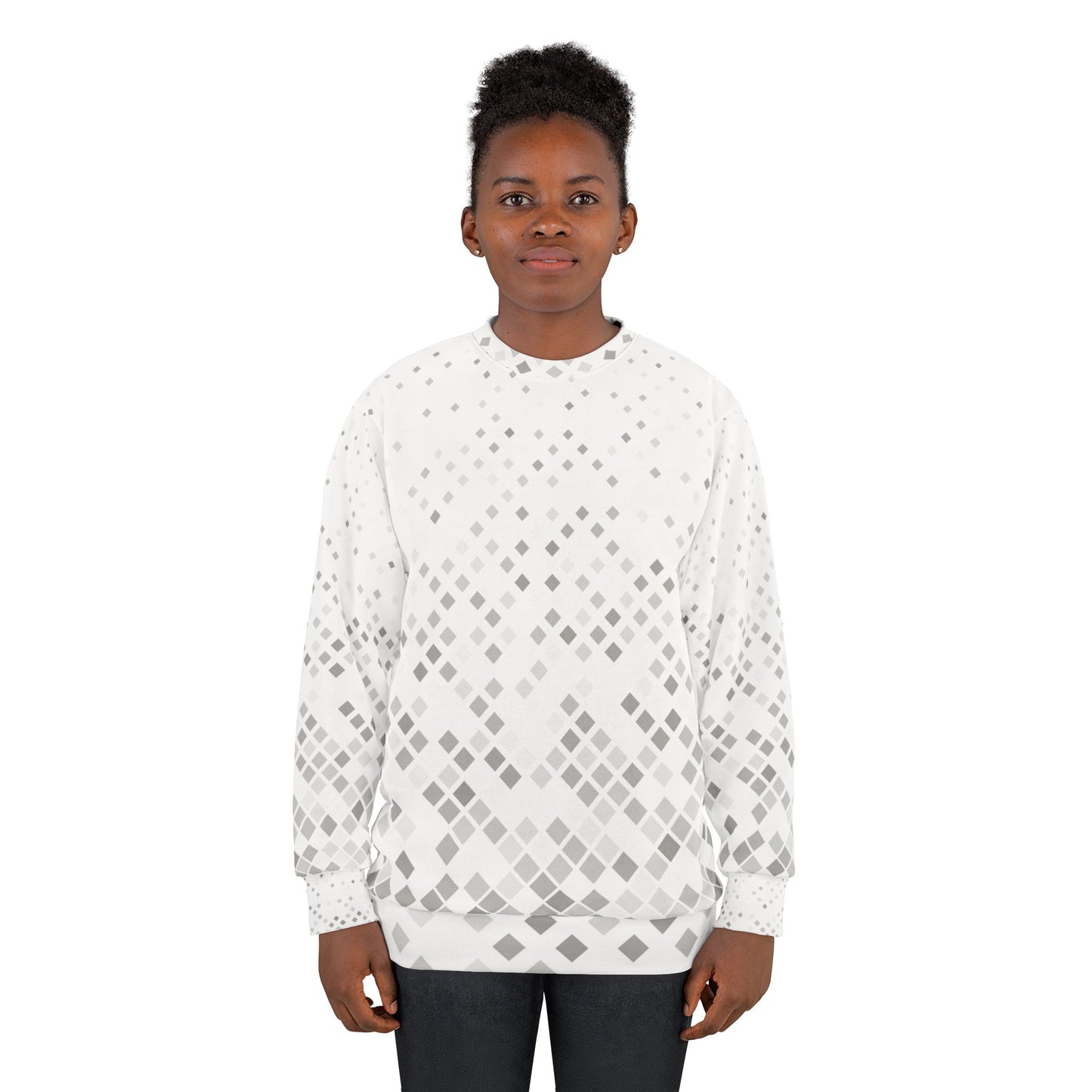 Stylish  Sweatshirt with Ombre Design - Perfect for Casual Wear, Layering, Gifts, Cozy Days, All Seasons