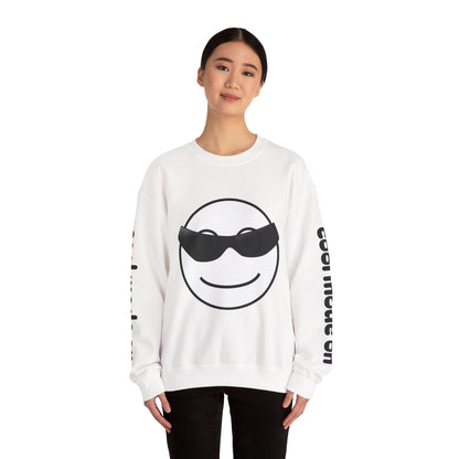 Cool Vibes Crewneck Sweatshirt, Chill Fashion, Casual Wear, Trendy Gift, Lounge Pullover