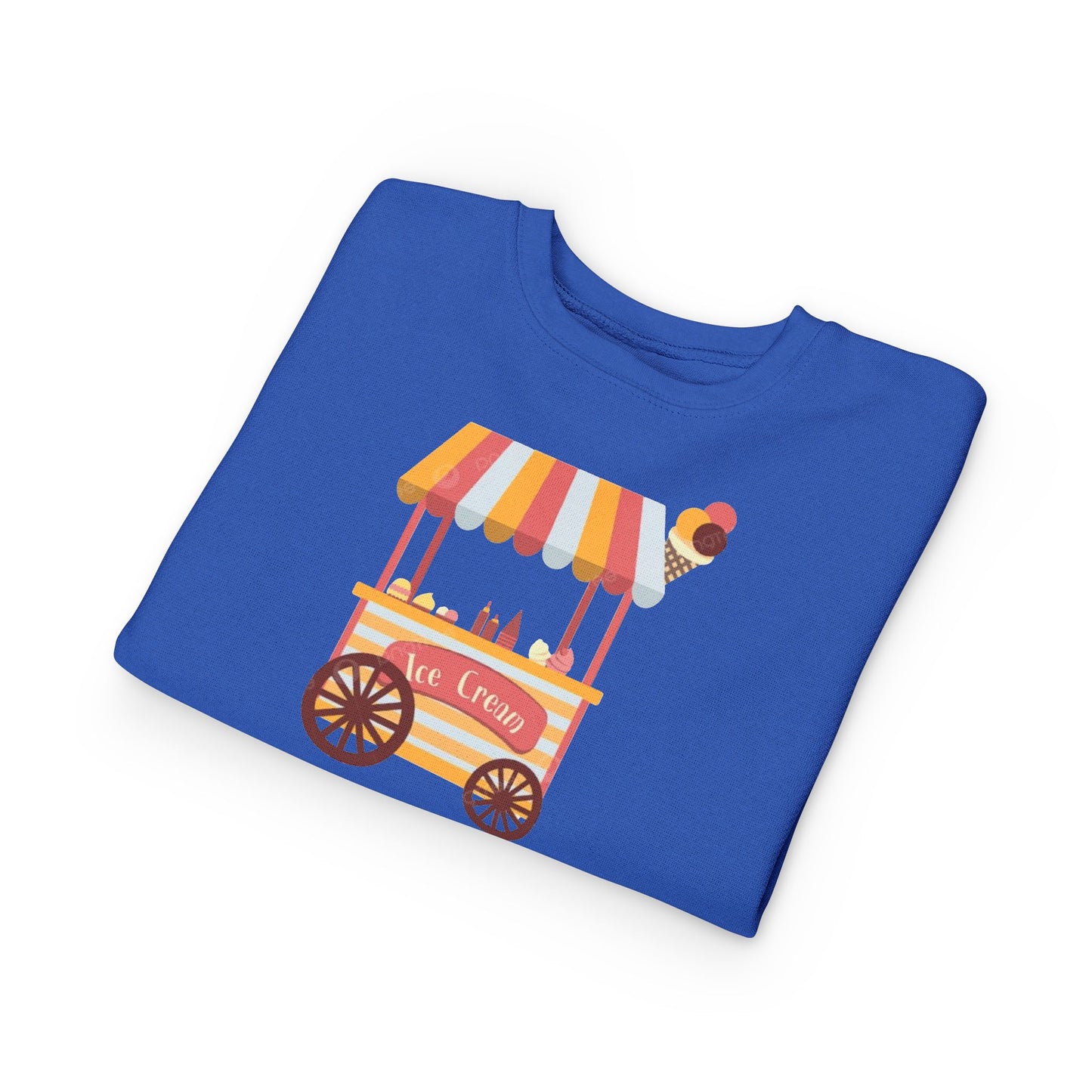 Ice Cream Stand Toddler Sweatshirt, Cute Kids Pullover, Summer Outfit, Gift for Birthday, Ice Cream Party Apparel