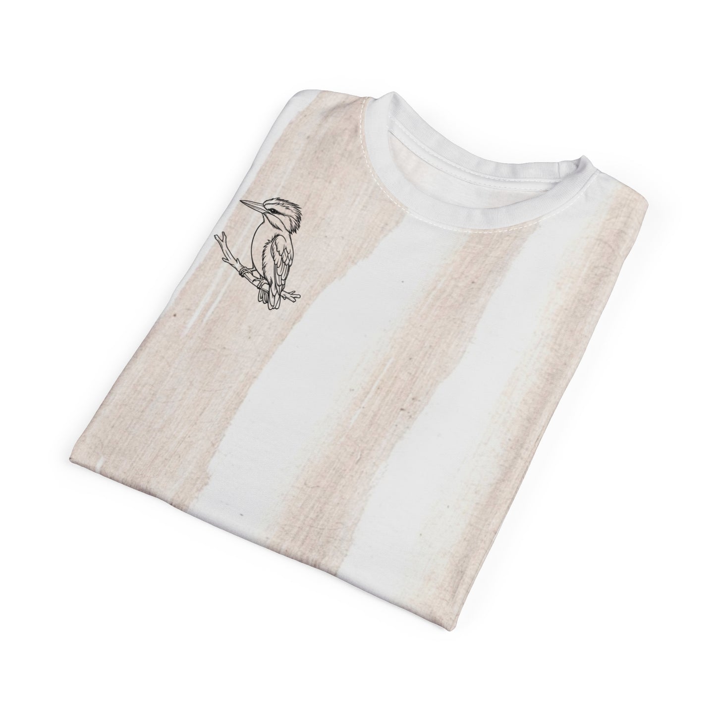 Nature-Inspired  Tee with Bird Design, Summer Style, Gift for Bird Lovers, Casual Wear, Eco-Friendly Clothing