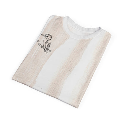 Nature-Inspired  Tee with Bird Design, Summer Style, Gift for Bird Lovers, Casual Wear, Eco-Friendly Clothing