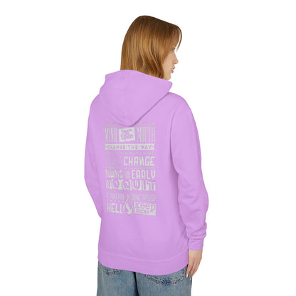 Motivational  Lightweight Hooded Sweatshirt - Change Your Mindset, Inspirational Gift, Everyday Wear, Perfect for Relaxation, [...]