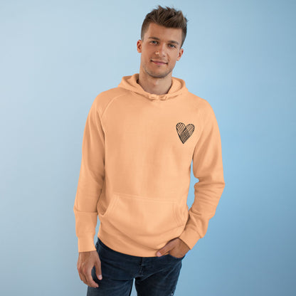 Heart Pattern  Hoodie