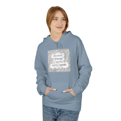 Positive Vibes  Fleece Hoodie | Cozy, Casual Apparel for Friends, Gift for Occasions, Perfect for Everyday Wear