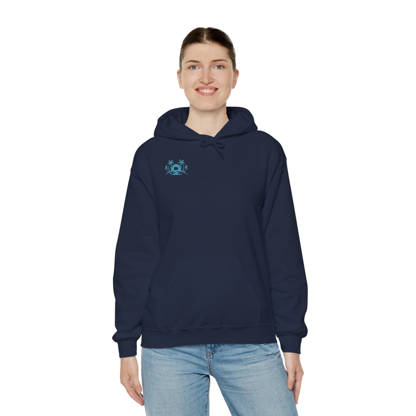 Cozy Star Emblem  Hooded Sweatshirt - Perfect Gift for Friends, Casual Wear, Outdoor Activities, Cozy Layering, Winter Essentials