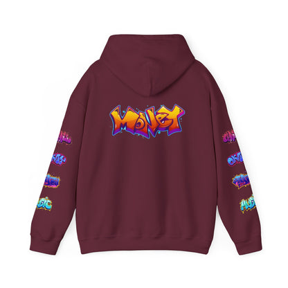 Graffiti Art  Hoodie - Cozy Streetwear, Unique Gift for Art Lovers, Perfect for Festivals, Casual Wear, Cool Graphic Sweatshirt