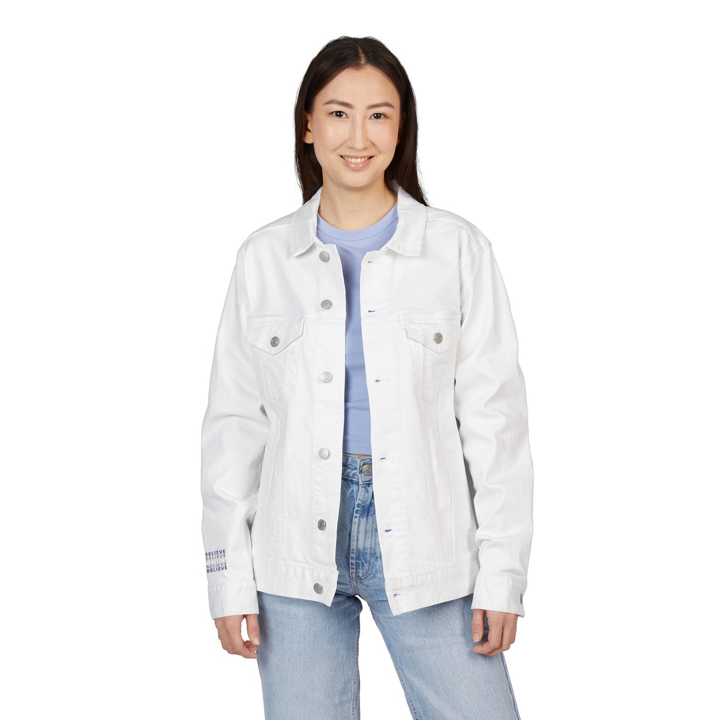 Stylish Embroidered  Denim Jacket, Casual Outerwear, Perfect for Everyday Wear, Gifts for Him and Her, Summer Fashion, Trendy Layering