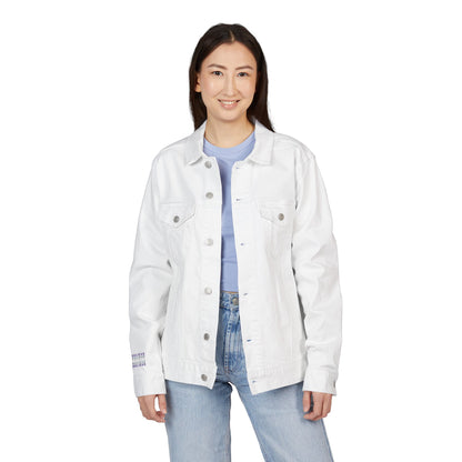 Stylish Embroidered  Denim Jacket, Casual Outerwear, Perfect for Everyday Wear, Gifts for Him and Her, Summer Fashion, Trendy Layering