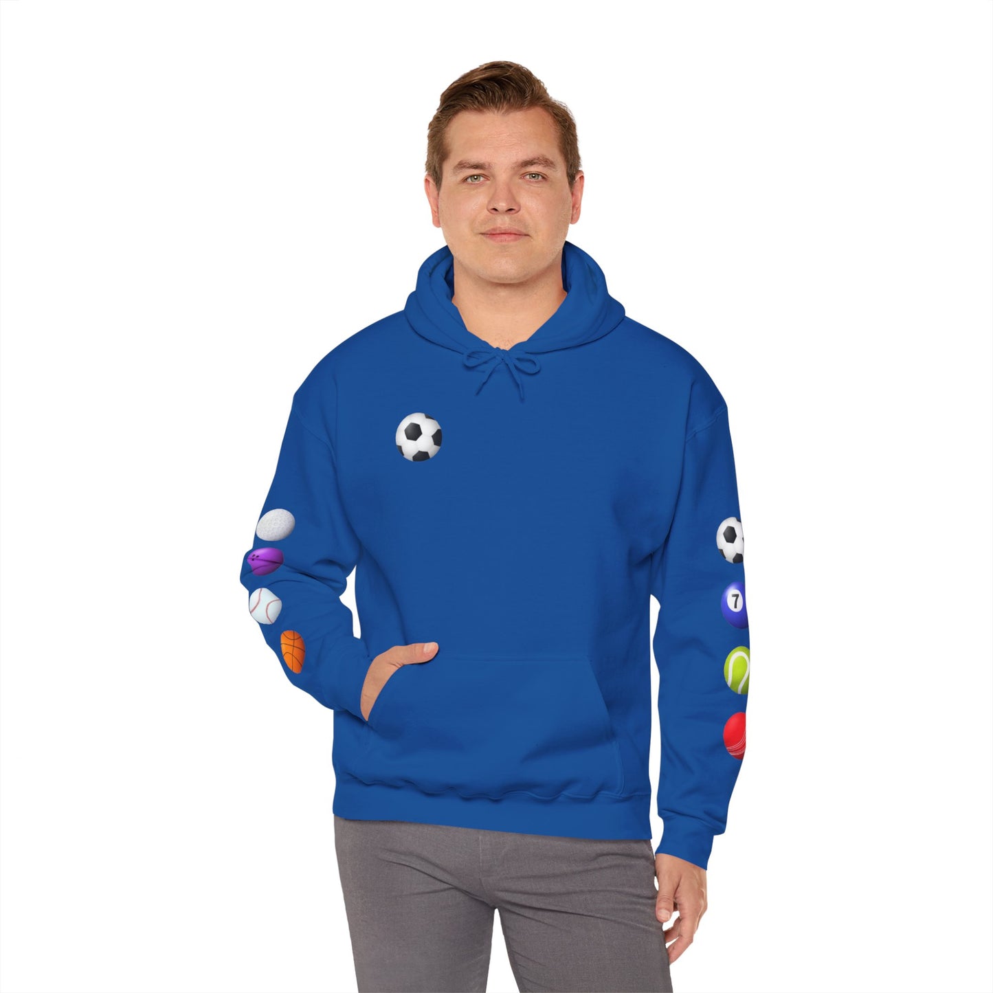 Sports-Themed Hoodie, Perfect for Athletes, Gifts for Sports Lovers, Cozy Sweatshirt for Game Days, Casual Wear