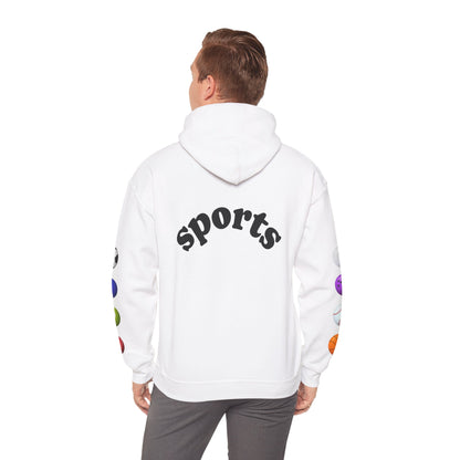 Sports-Themed Hoodie, Perfect for Athletes, Gifts for Sports Lovers, Cozy Sweatshirt for Game Days, Casual Wear