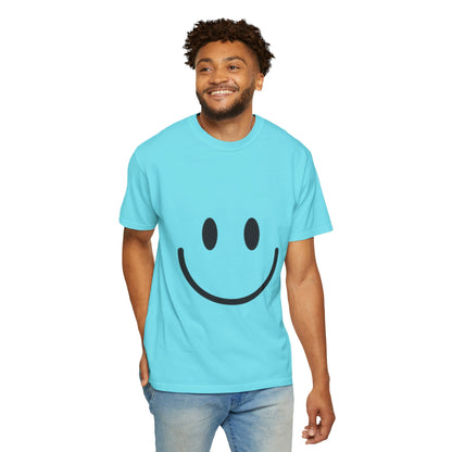 Smiley Face  T-Shirt, Fun Graphic Tee, Casual Wear, Gift for Friends, Positive Vibes Shirt, Happy Birthday Gift, Summer Essentials