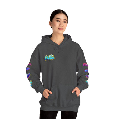 Graffiti Art  Hoodie - Cozy Streetwear, Unique Gift for Art Lovers, Perfect for Festivals, Casual Wear, Cool Graphic Sweatshirt