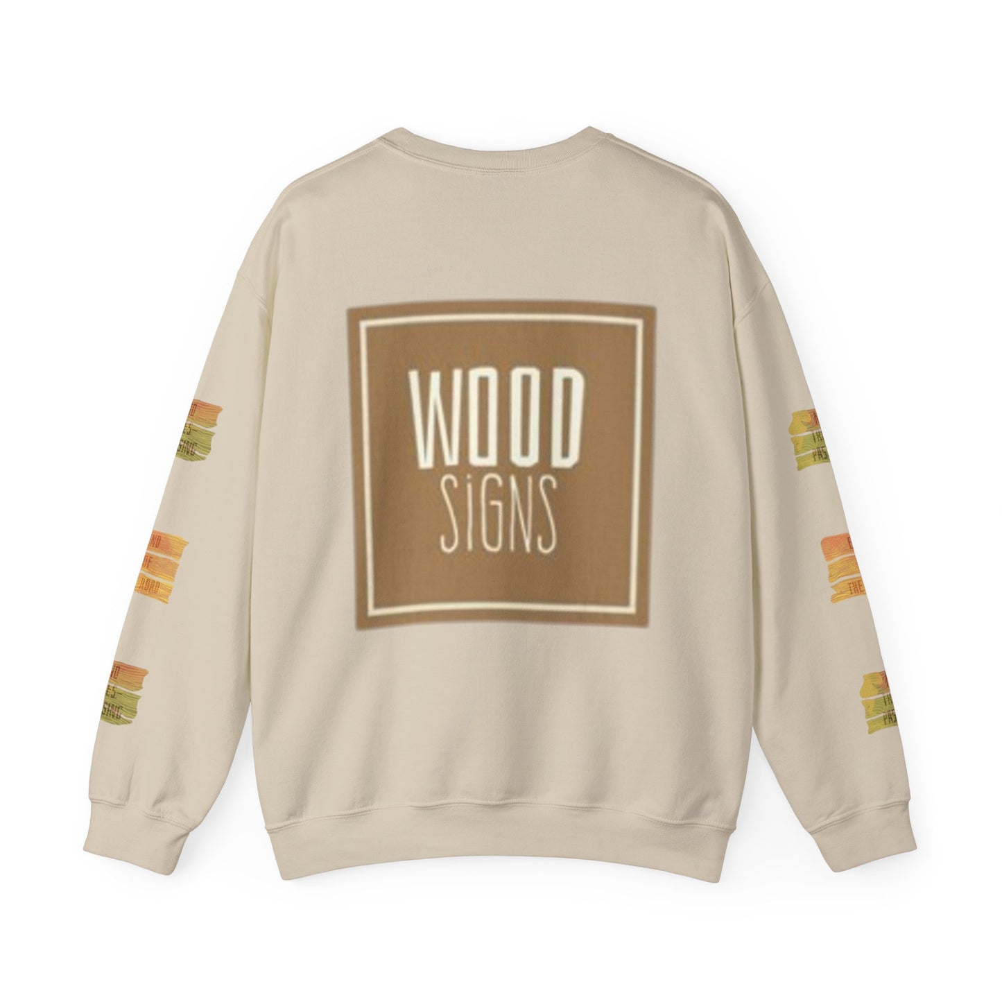 Rustic Wood Signs Sweatshirt, Cozy Gift for DIY Lovers, Home Decor Apparel, Fall Fashion