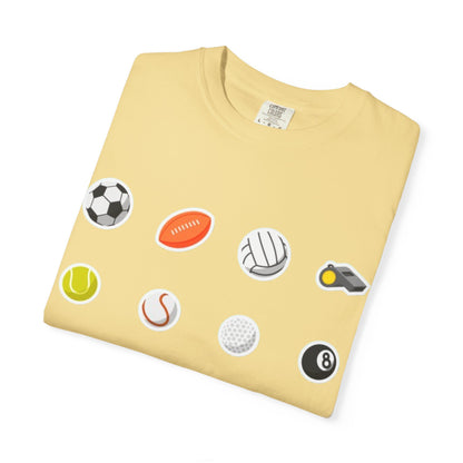 Sporty Icon T-Shirt, Casual Wear, Gift for Athletes, Sports Lovers, Fun Workout Shirt, Sports Themed Apparel