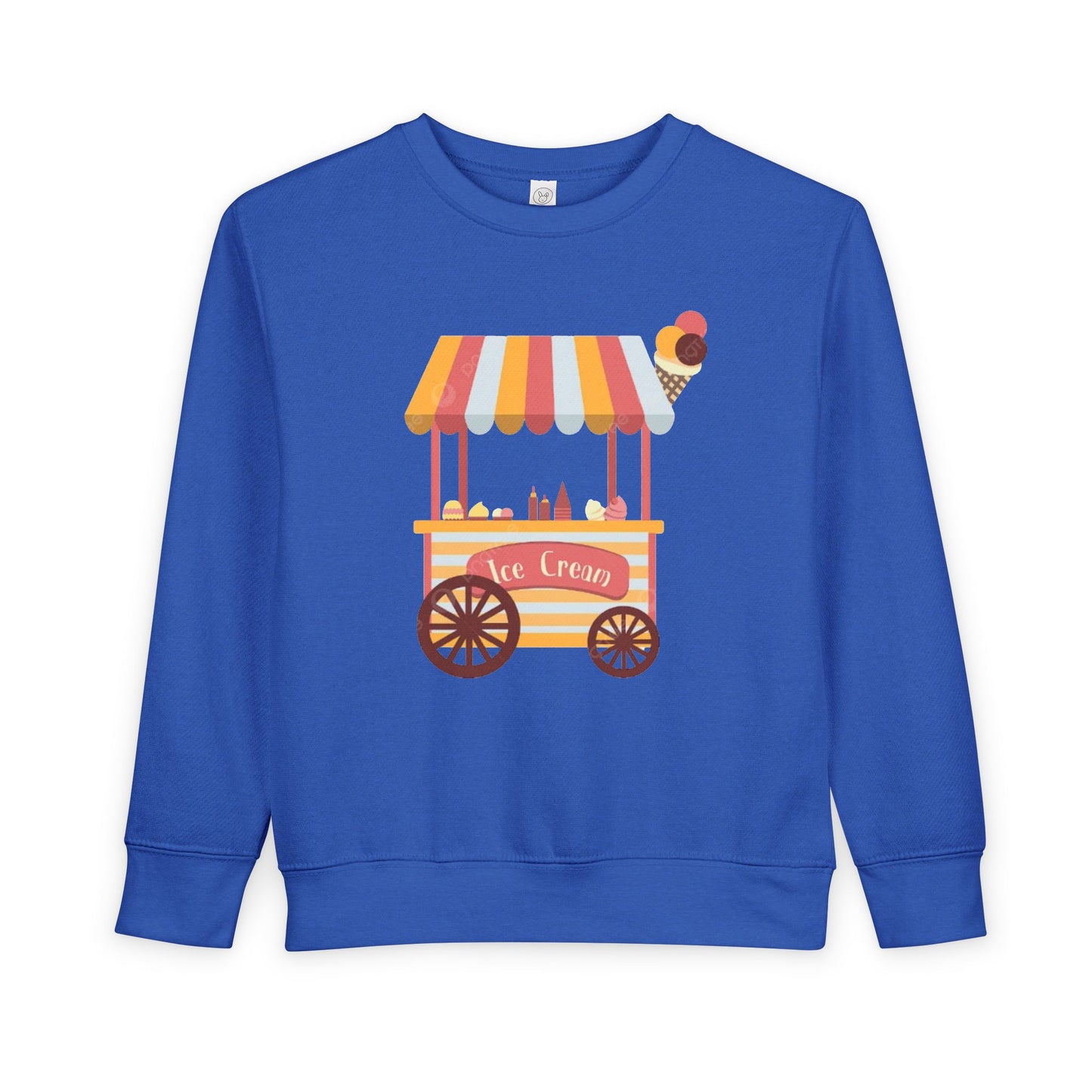 Ice Cream Stand Toddler Sweatshirt, Cute Kids Pullover, Summer Outfit, Gift for Birthday, Ice Cream Party Apparel