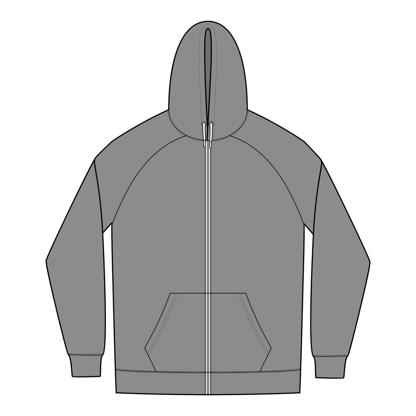 Cozy Sueded Full-Zip Hoodie for Men - Perfect for Casual Outings, Gift for Him, Layer for Fall, Comfortable Everyday Wear, Relaxing at Home