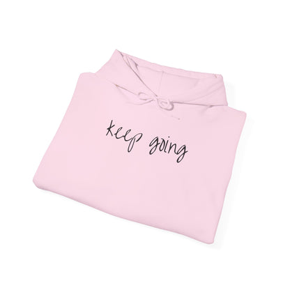 keep going design Heavy Blend™ Hooded Sweatshirt