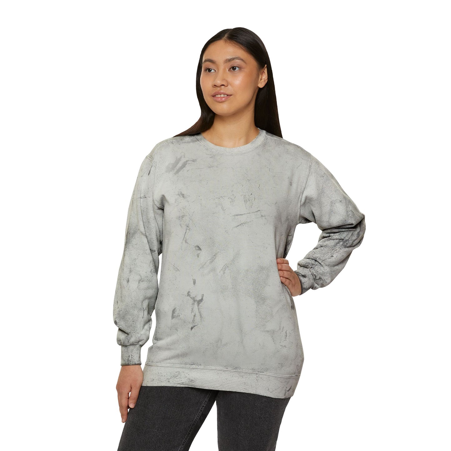 Color Blast  Crewneck Sweatshirt, Tie-Dye Pullover, Casual Hoodie, Trendy Gift for Her, Spring Fashion, Cozy Sweater
