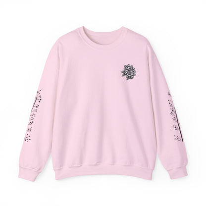 Botanical Print Sweatshirt - Cozy  Crewneck for Floral Lovers, Perfect Gift for Moms, Plant Moms, Casual Wear, Spring Fashion