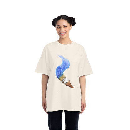 Artistic Watercolor T-Shirt - Creative Gift for Artists, Vibrant Short-Sleeve Tee, Casual Wear, Unique Art Apparel, Summer Fashion