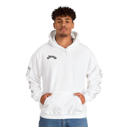 Cozy Sleepy Hoodie -  Heavy Blend™ Sweatshirt, Sleep Graphic, Cozy Gift, Chillwear, Relaxation Apparel, Dorm Essentials