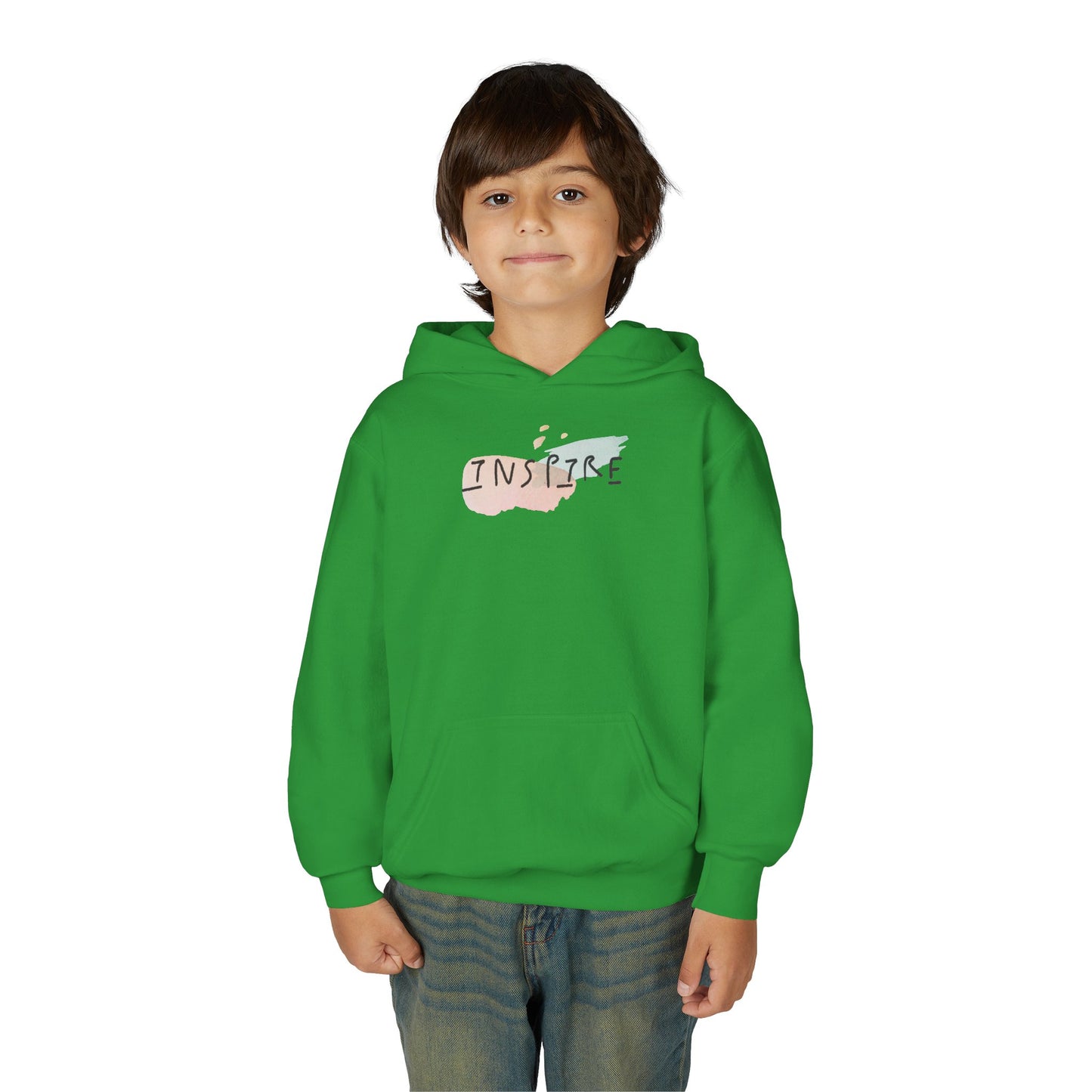 Inspire Youth Hoodie - Cozy Sweatshirt for Teens, Inspirational Gift, Casual Outfit, Schoolwear, Birthday Present