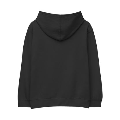 Embroidered Kids Fleece Hoodie with Ice Cream Design, Cozy Youth Sweatshirt, Perfect for Playtime, Gifts, and Celebrations