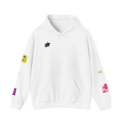 Colorful Graphic Hoodie, Fun Streetwear Sweatshirt,  Fashion, Casual Wear, Unique Gift, Trendy Apparel