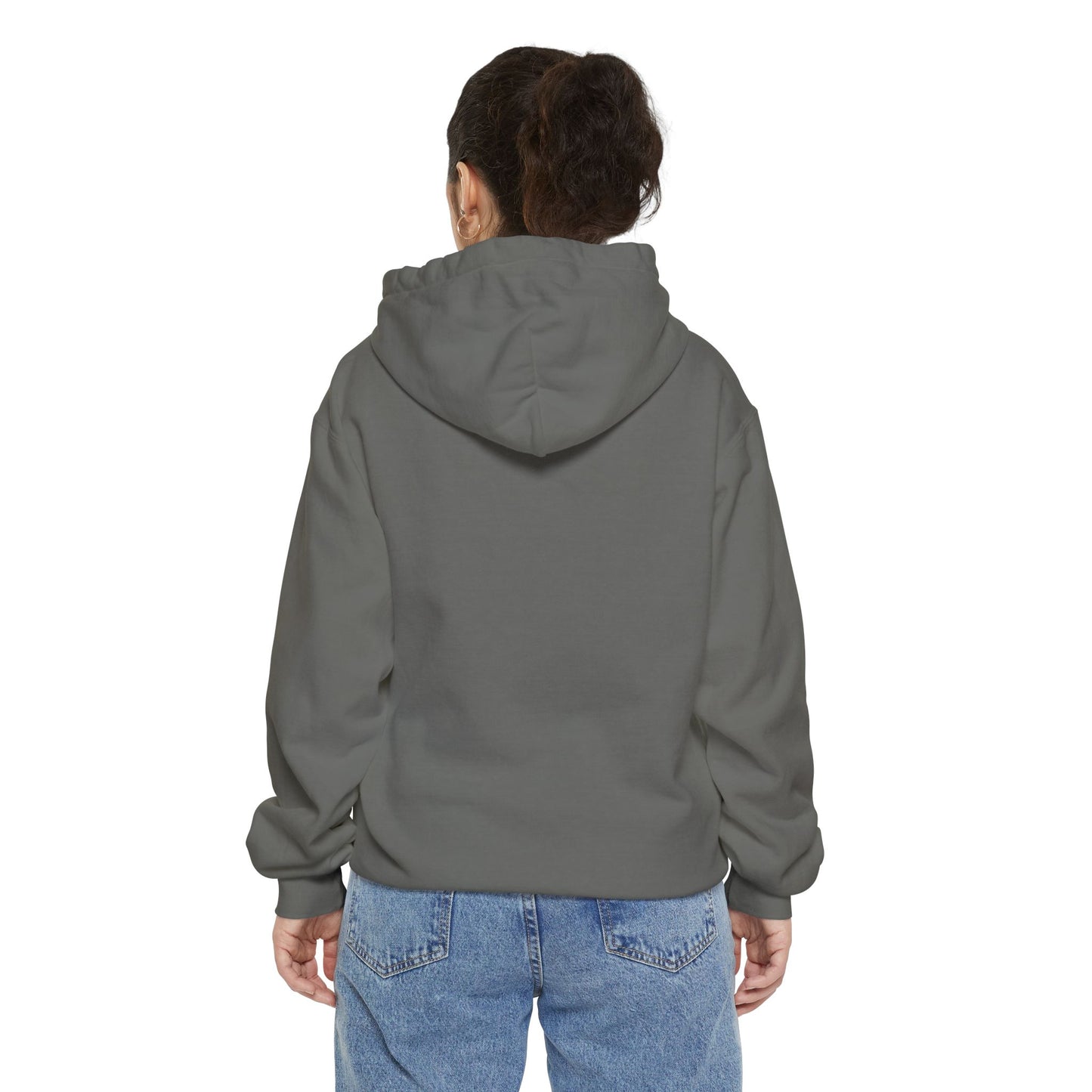 Sporty  Garment-Dyed Hoodie - Casual Comfort for Sports Lovers,  Apparel, Activewear, Gift for Athletes, Cozy Loungewear