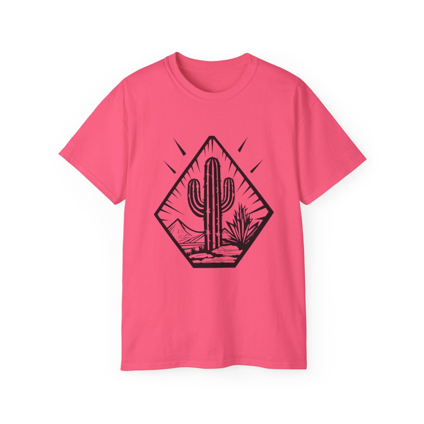 Desert Cactus Tee, Travel Shirt, Nature Lover Gift, Summer Apparel, Outdoorsy Style, Graphic T-shirt