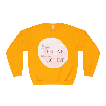 Inspirational Crewneck Sweatshirt, Motivational Wear, Gift for Her, Cozy Fashion, Positive Quote Apparel, Everyday Comfort