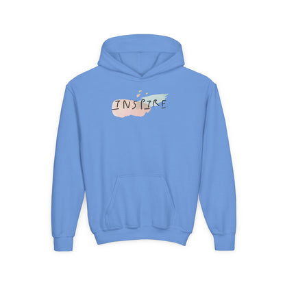 Inspire Youth Hoodie - Cozy Sweatshirt for Teens, Inspirational Gift, Casual Outfit, Schoolwear, Birthday Present