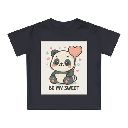 Cute Panda Baby T-Shirt, Adorable Infant Tee, Be My Sweet Gift, Baby Shower Outfit, Birthday Apparel, Newborn Clothing