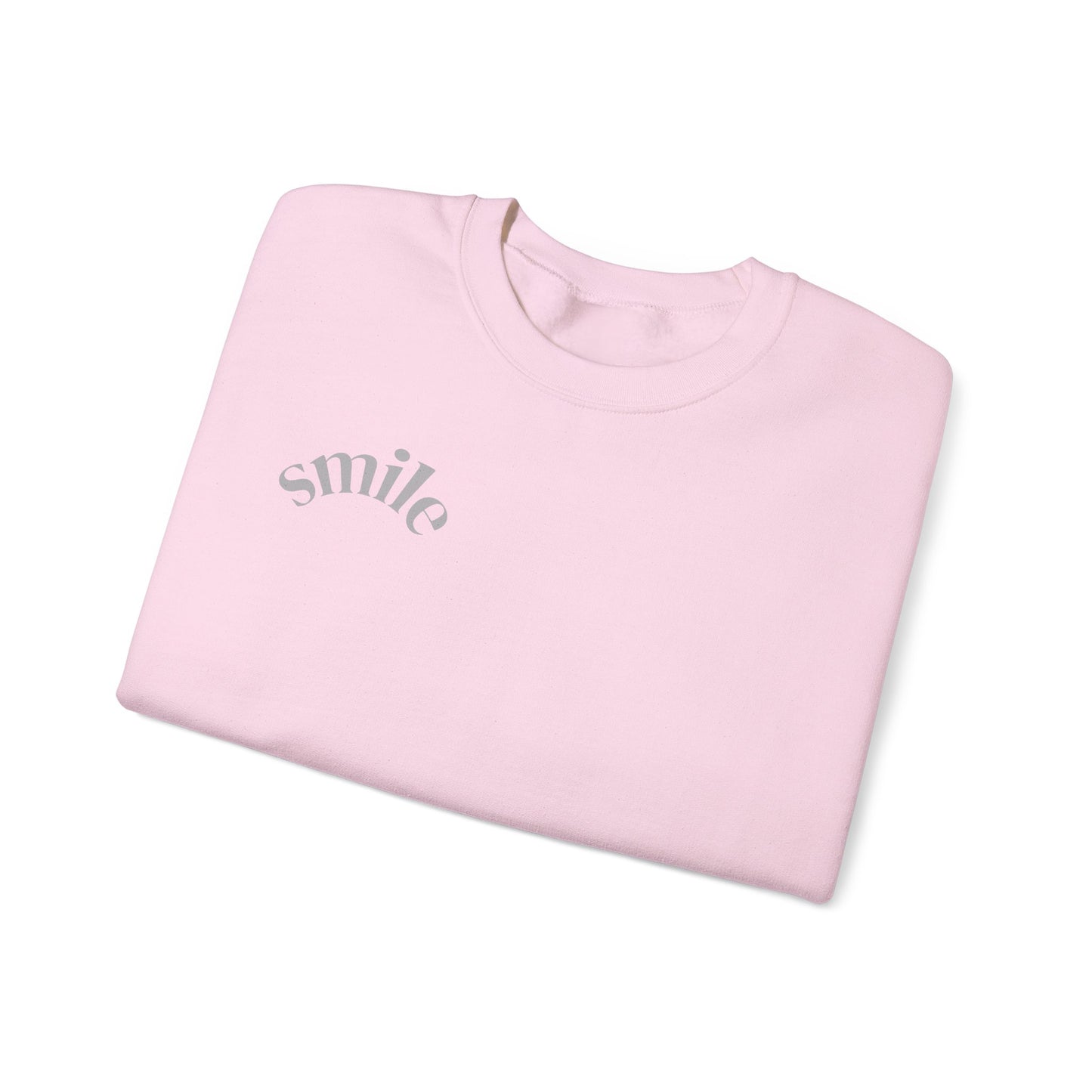 Smiley Face Crewneck Sweatshirt , Casual Wear, Gift for Friends, Cozy Layering, Everyday Comfort