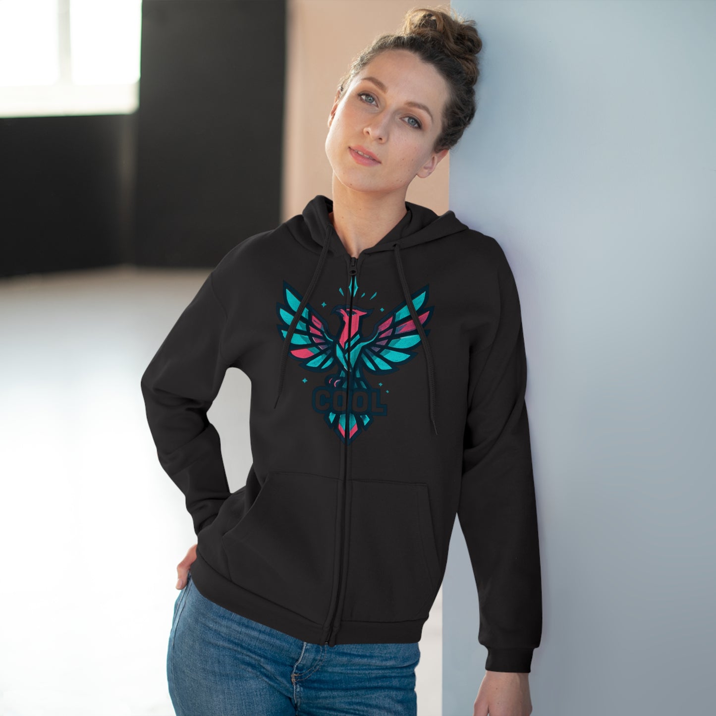 Stylish  Hooded Zip Sweatshirt with Vibrant Design | Casual Outerwear, Perfect for Gifting, Everyday Wear, Holidays, Unique [...]
