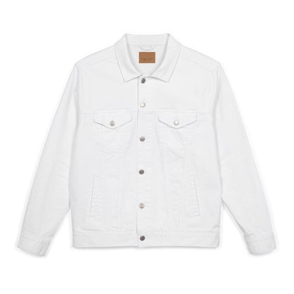 Embroidered  Denim Jacket, Casual Outerwear, Spring Fashion, Personalized Gift, Stylish Layering, Everyday Wear