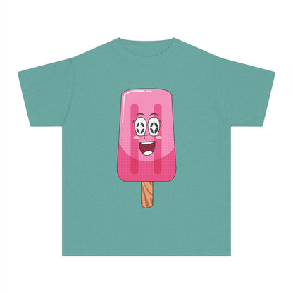 Youth Pop Art Ice Cream Tee, Fun Summer Tee, Kids Graphic T-Shirt, Cute Gift for Kids, Ice Cream Lovers Apparel