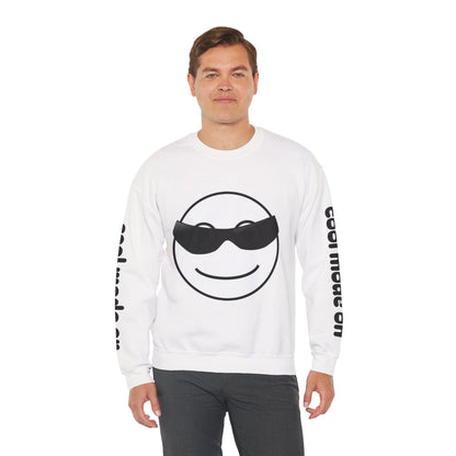 Cool Vibes Crewneck Sweatshirt, Chill Fashion, Casual Wear, Trendy Gift, Lounge Pullover
