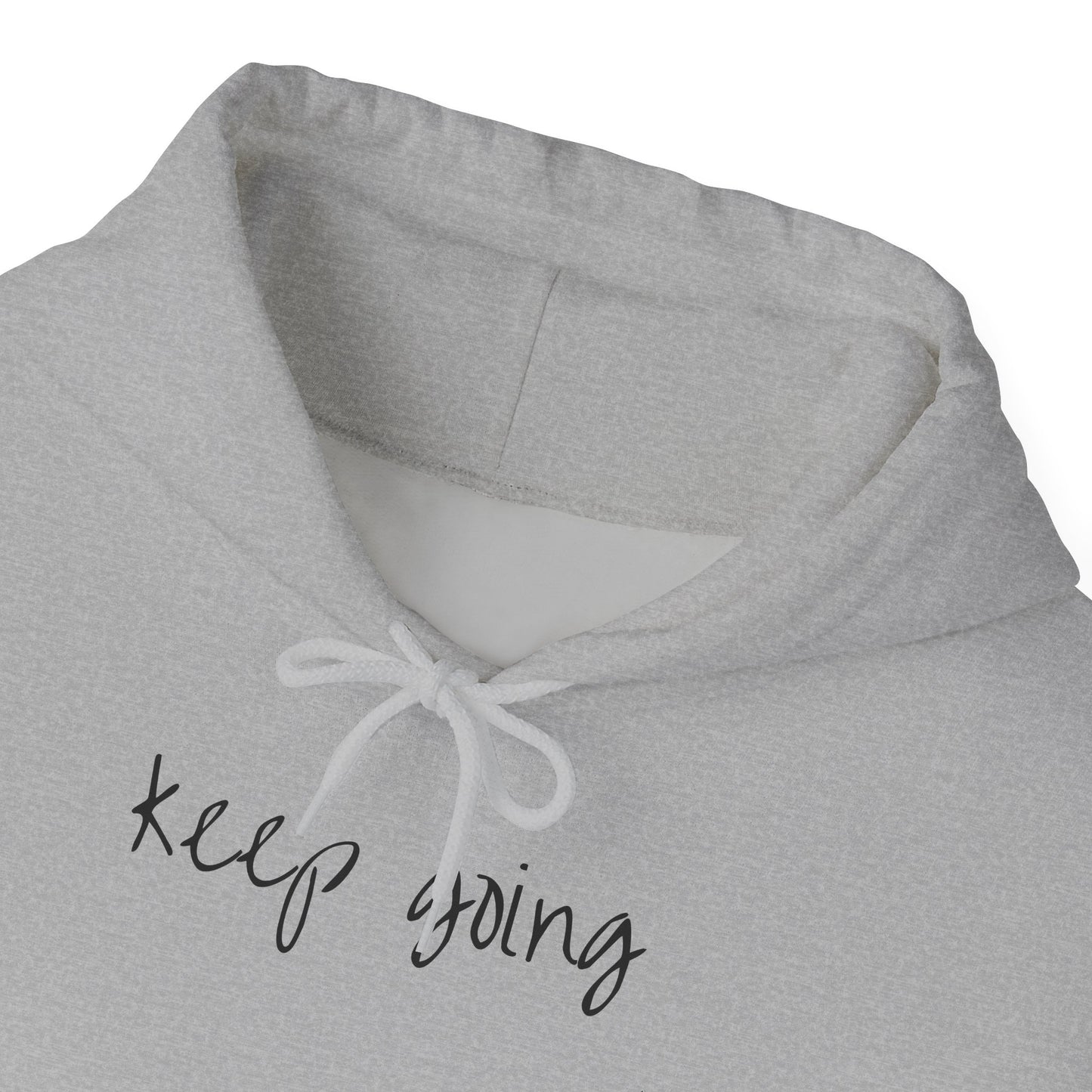 keep going design Heavy Blend™ Hooded Sweatshirt