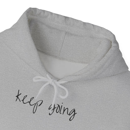 keep going design Heavy Blend™ Hooded Sweatshirt